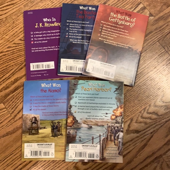 Five NWOT “Who/What is/was” books - Picture 8 of 8